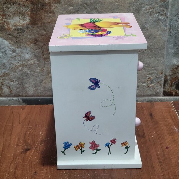 Winnie the Pooh Wooden Two Drawer Chest Jewelry Trinket Box - Picture 15 of 15